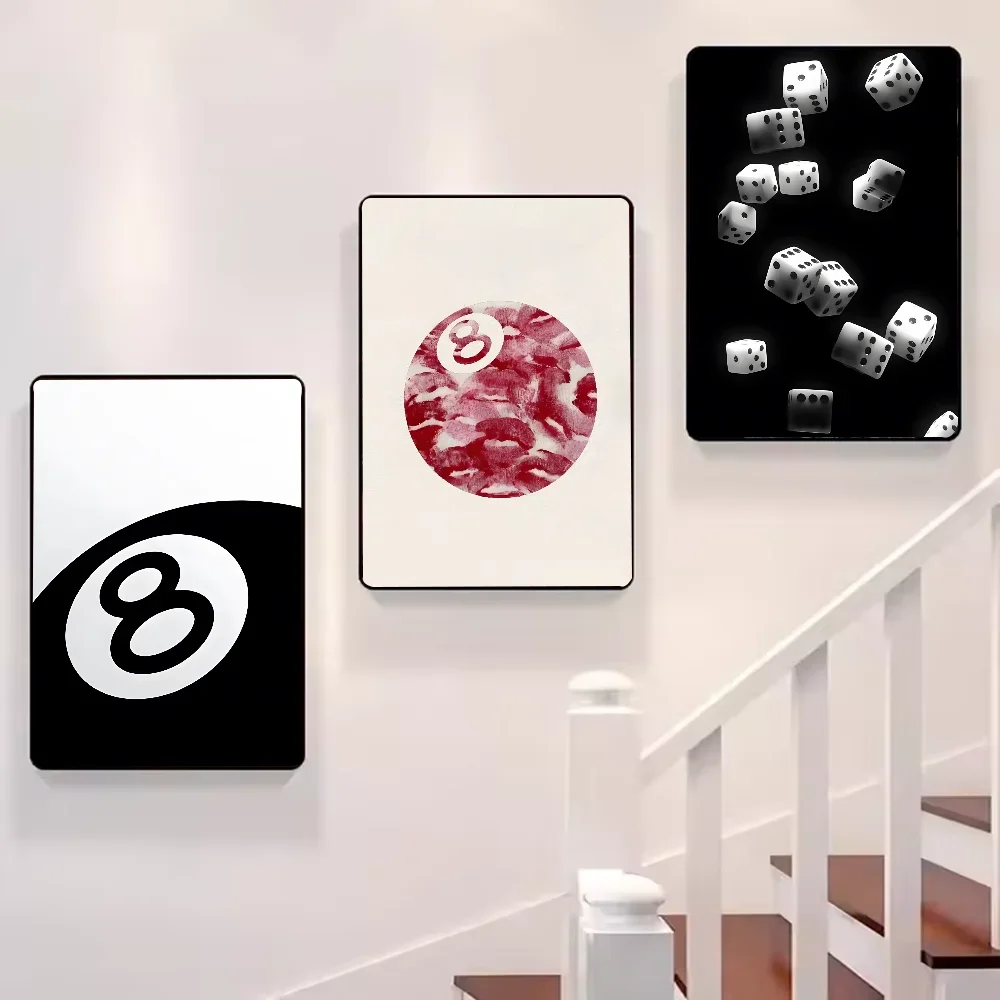 Black & White Abstract Canvas Wall Art Print | Modern Decor