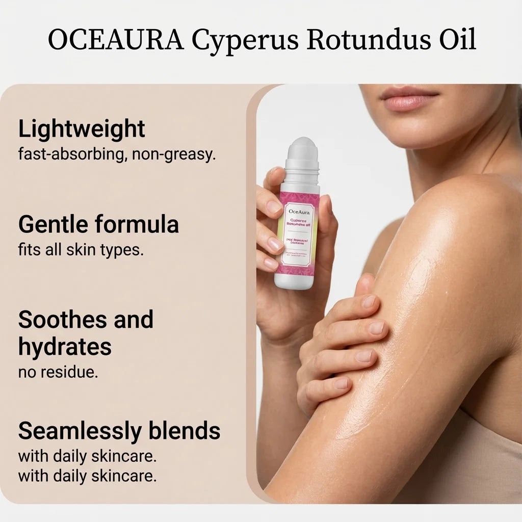 OceAura Cyperus Rotundus Hair Removal Oil | Anti Regrowth