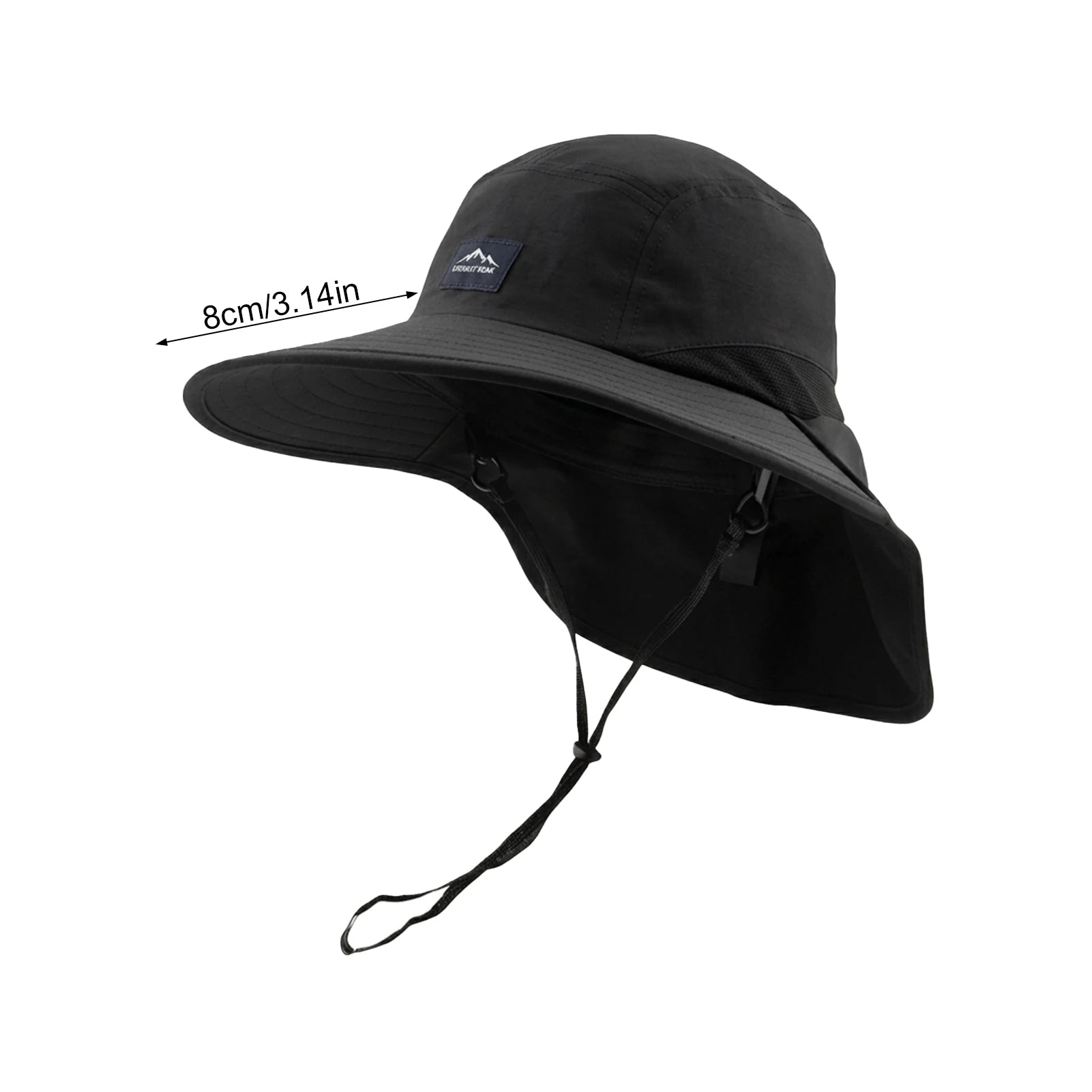 UPF50+ Sun Protect Hat Wide Brim UV Blocking for Outdoor Activities Peaceful Pleasures Health and Wellness