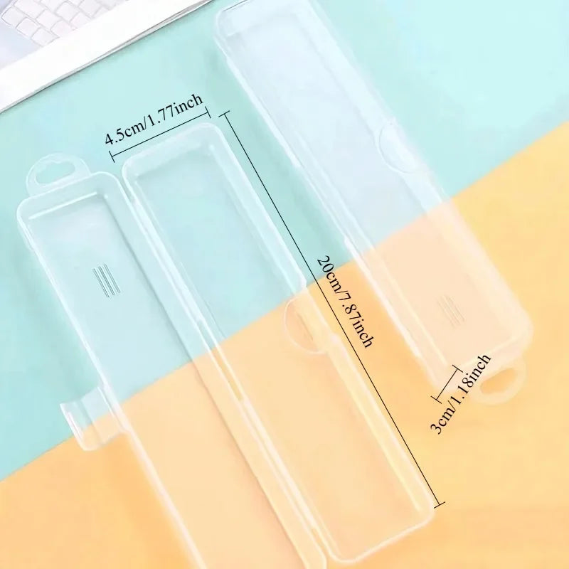 Transparent Travel Toothbrush & Toothpaste Organizer Case