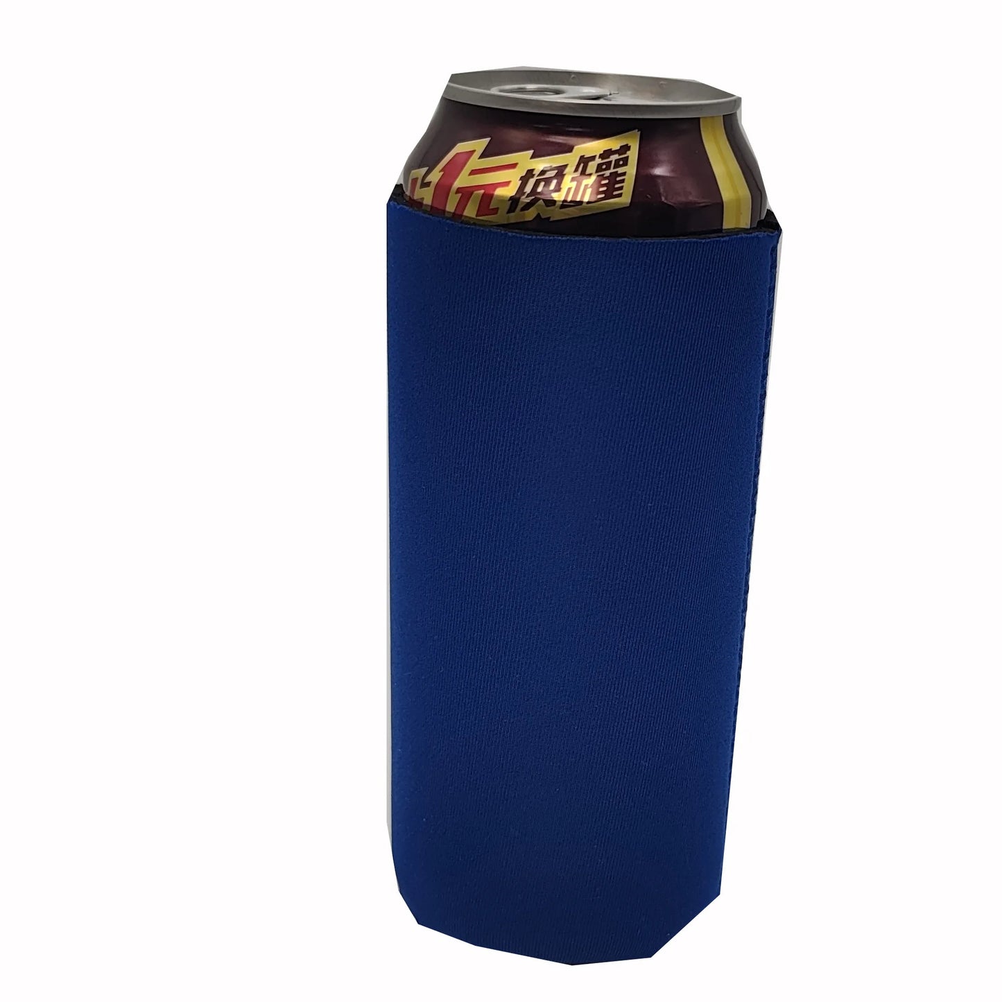 4 Colors Can Cooler Sleeve for 500ml Can Neoprene Thermal Beer Sleeves for Large Cans(16OZ)Blank Koozie Foam Beer Bottle Peaceful Pleasures Health and Wellness 4 Blue