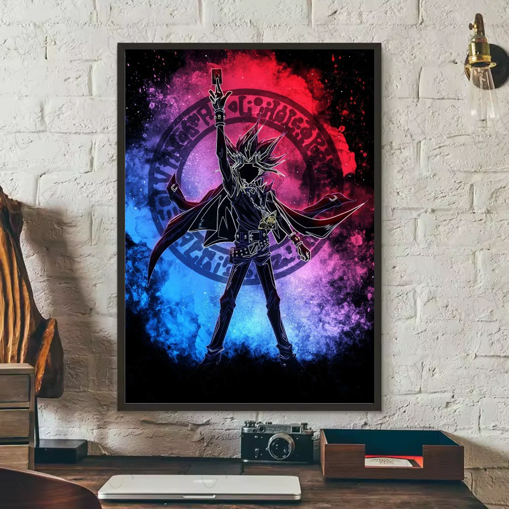 Yu-Gi-Oh! Classic Anime Poster HD Waterproof PVC Wall Art Anime Wall Poster Peaceful Pleasures Health and Wellness z6 15X20cmNoframe