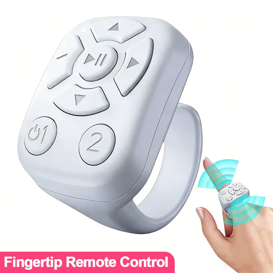 Bluetooth Ring Remote – Page Turner & Camera Shutter for iPhone iPad