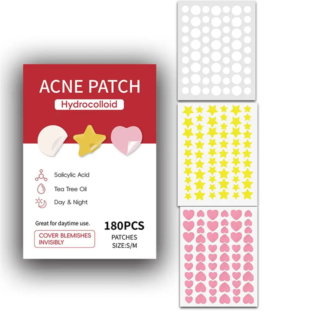 120 Counts Cute Colorful Butterfly Pimple Patches Acne Treatment Stickers Invisible Acne Cover Face Spot Pimple Patch Skin Care Peaceful Pleasures Health and Wellness 180 counts