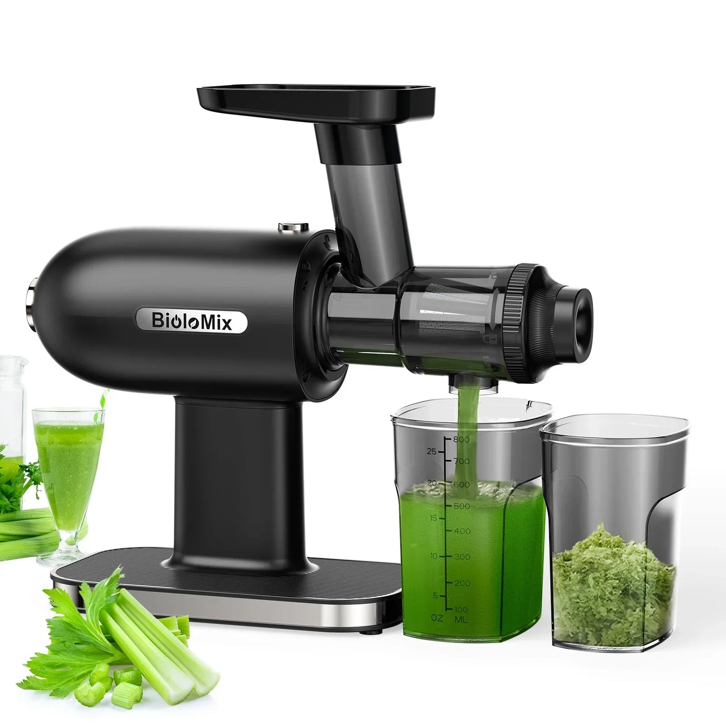 BioloMix Cold Press Juicer – Reverse Function, High Yield, Easy Clean Juicer BioloMix green 220-240V AU|China Mainland