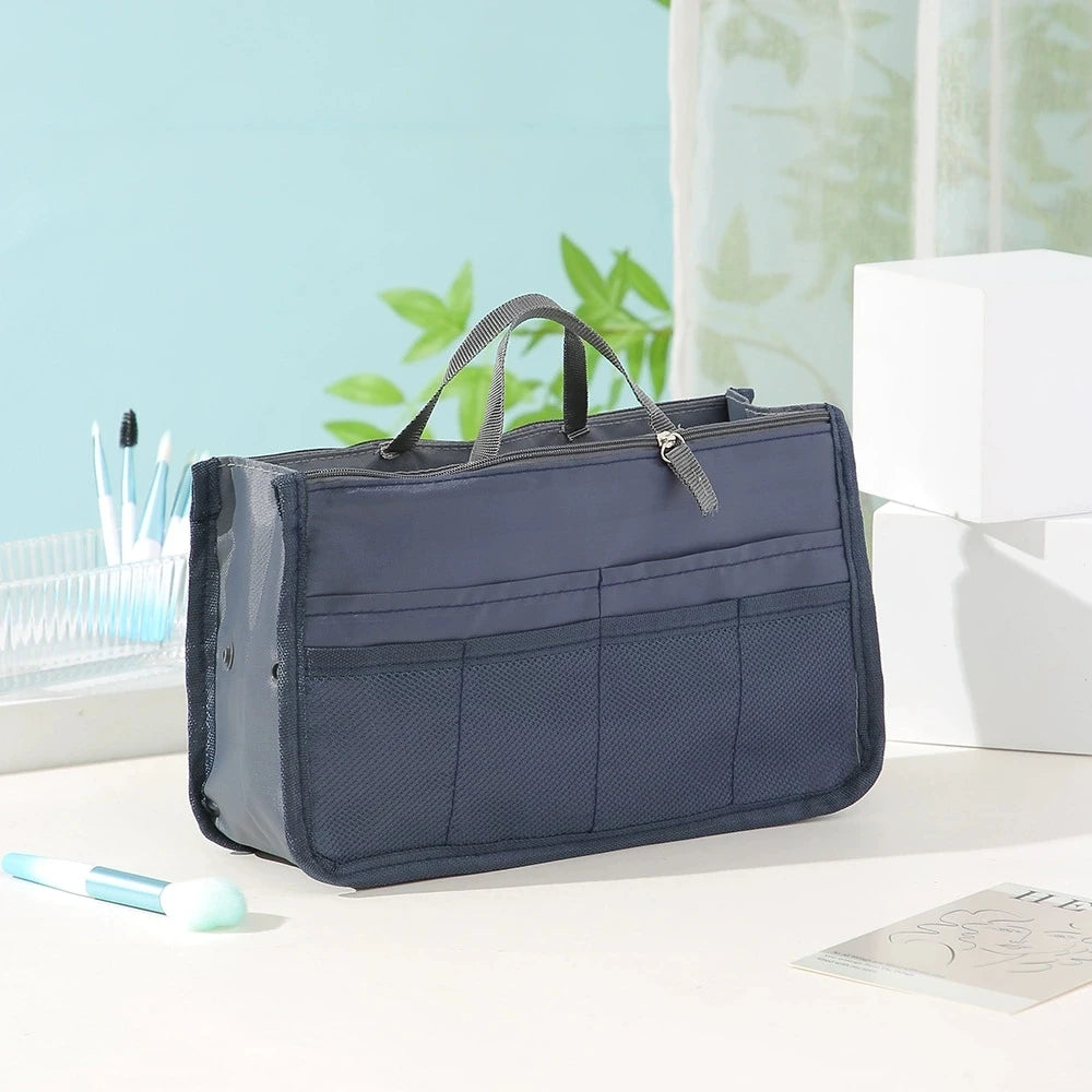 Large Capacity Makeup Bag & Toiletry Organizer | Double Zipper