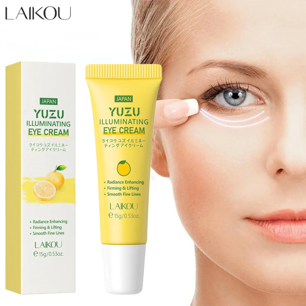 LAIKOU Yuzu Eye Cream – Dark Circles, Puffiness & Firming