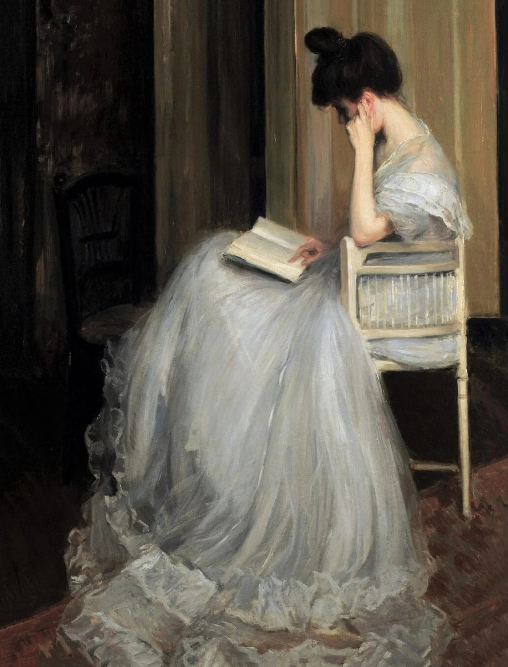 Victorian Vintage Female Portrait Art Posters Prints Canvas Painting Wall Art Picture Living Room Home Decor Peaceful Pleasures Health and Wellness 21 40x50cm Unframed