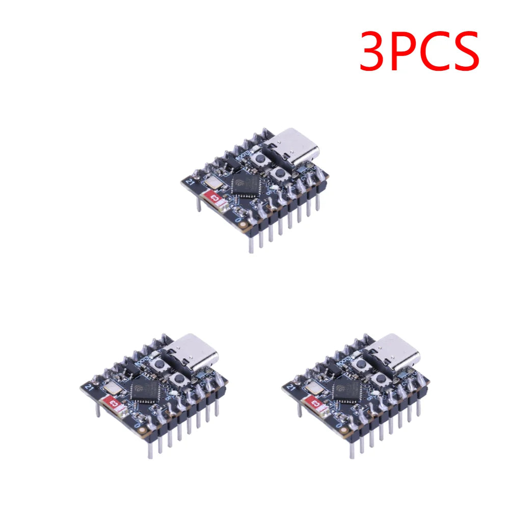 1-10PCS ESP32-C3 Development Board ESP32 C3 SuperMini WiFi Bluetooth-Compatible Board Development Board CORE Board for Arduino Peaceful Pleasures Health and Wellness Welded 3PCS
