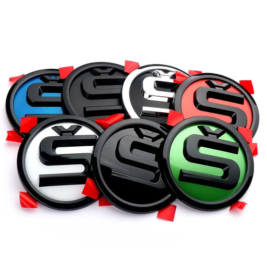 Skoda Hood Trunk Badge Emblem 80/90/100mm ABS Sticker Car Badge Emblem Peaceful Pleasures Health and Wellness