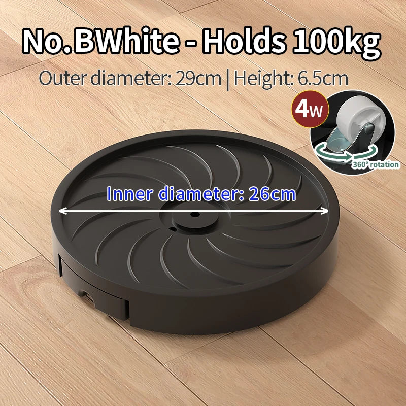 Wheeled Plant Pot Base | Plastic Planter Saucer with Wheels