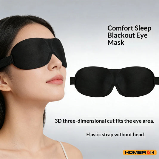 3D Sleep Mask – Breathable Blackout Eye Mask, Unisex Fit Sleep Eye Mask Peaceful Pleasures Health and Wellness