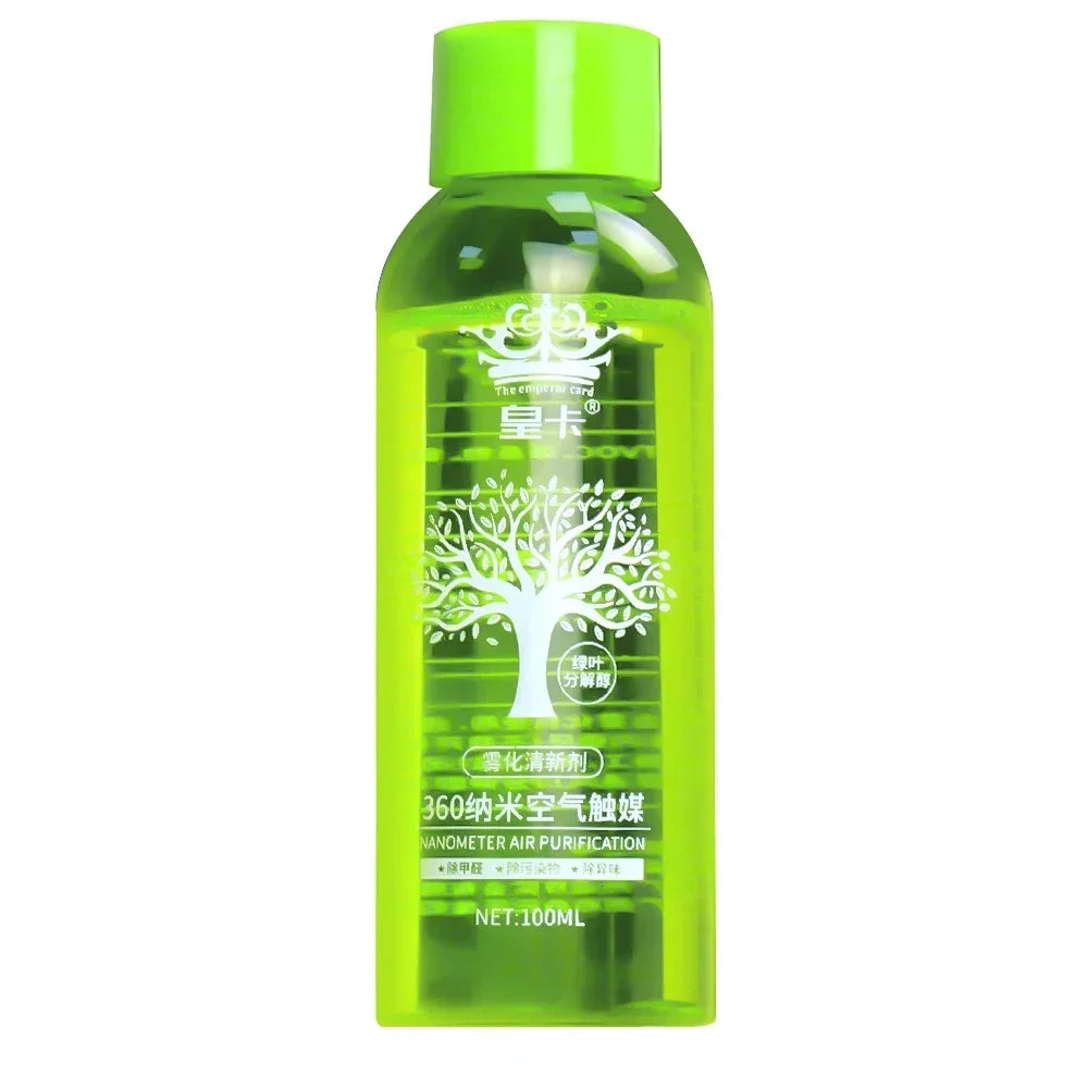 500ml Odor Eliminator Liquid Automotive Purification Solution Car Interior Air Freshener Car Air Deodorizer Deodorizing Peaceful Pleasures Health and Wellness 5pcs x 100ml