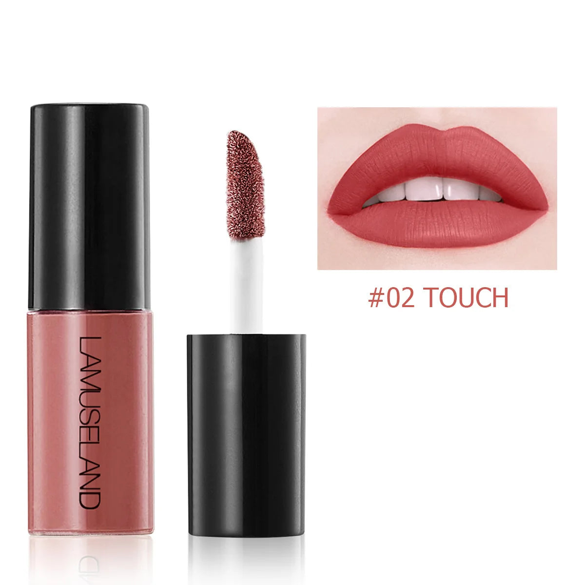 12-Color Velvet Matte Liquid Lip Gloss – Waterproof, Long-Lasting