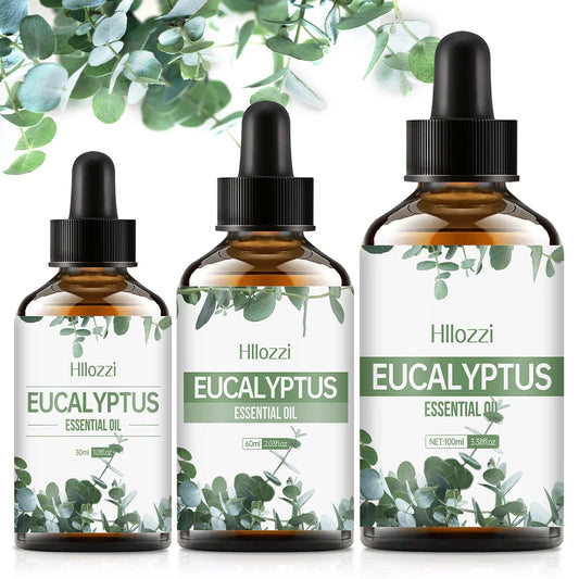 Hllozzi Eucalyptus Essential Oil – Nourishing Massage Oil Essential Massage Oil Oasis Select