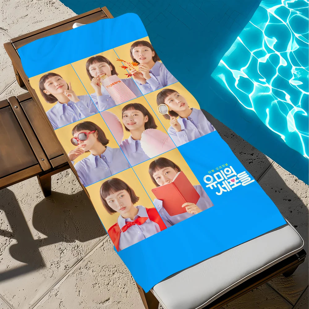 Quick-Dry Beach Towel | Soft Absorbent Pool & Travel Towel Quick-Dry Beach Towel Peaceful Pleasures Health and Wellness z7 STJ70x140CM