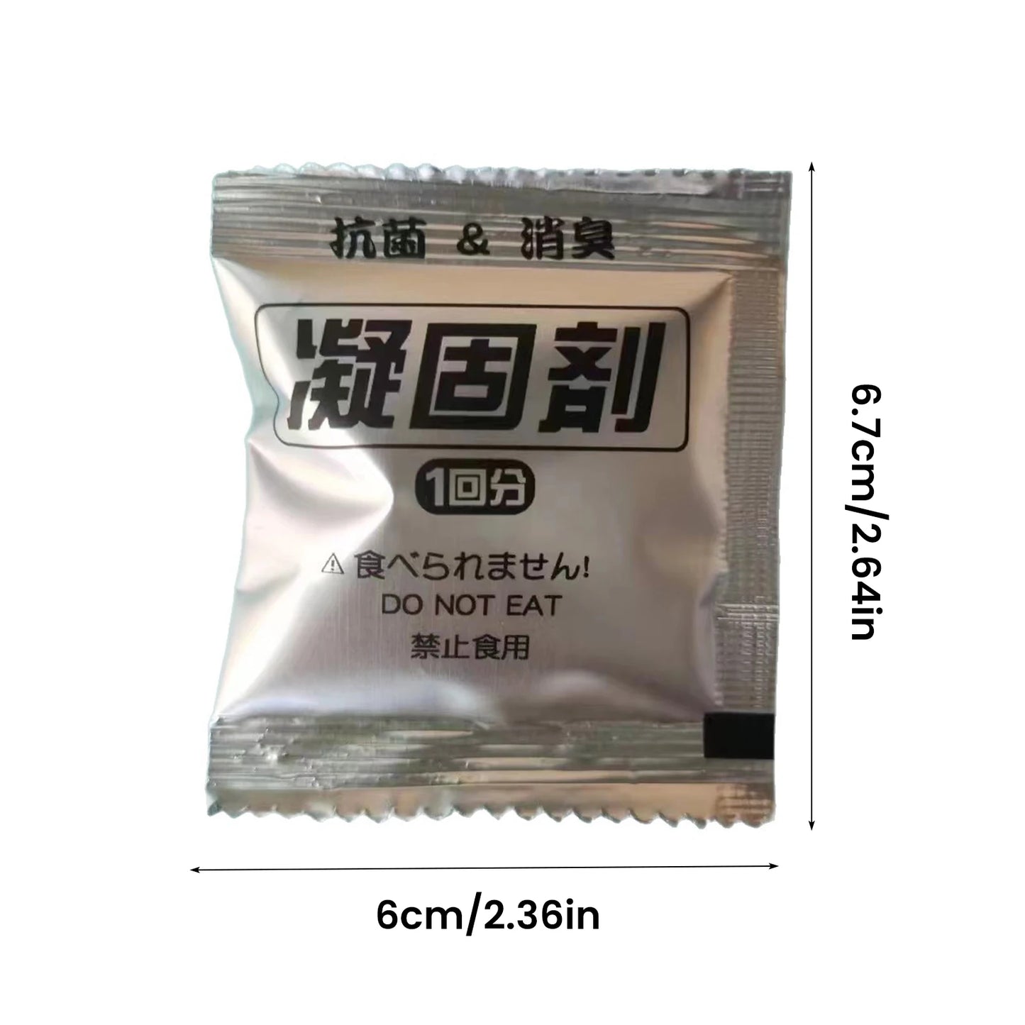 12-48pcs Portable Toilet Liquid Solidifier Emergency Camping Toilet Gel Powder Deodorizing Waste Stabilizer for Portable Toilet Peaceful Pleasures Health and Wellness