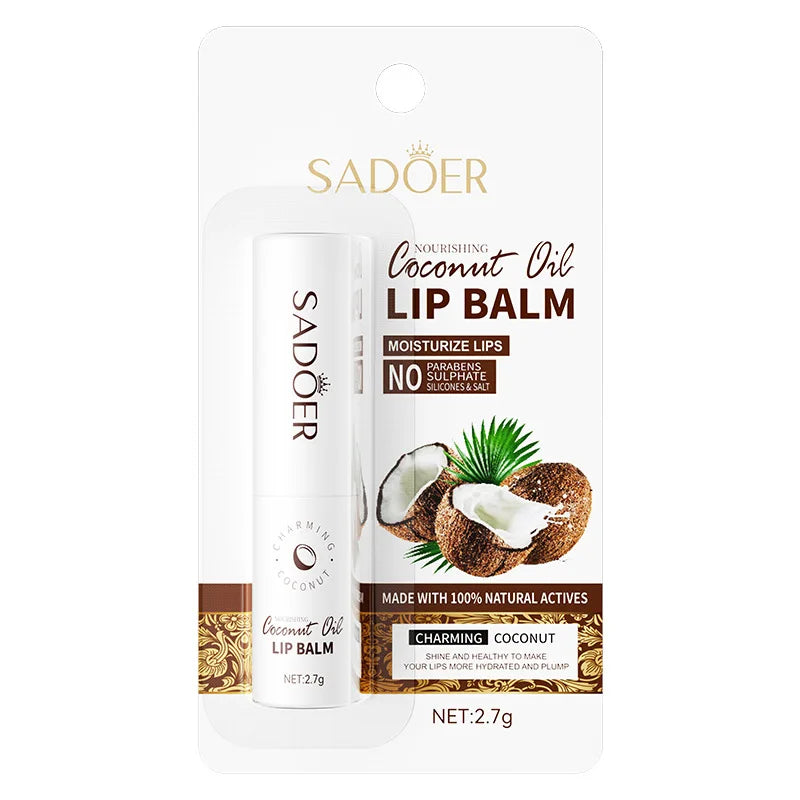 SADOER Vitamin C Aloe Coconut Lip Balm – Moisturizing Repair