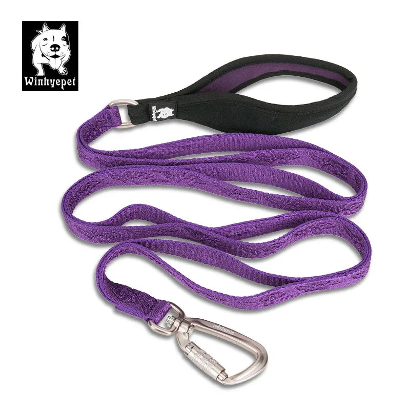 TRUELOVE Pet Leash Nylon Zinc-alloy Hook Carabiner Dog Accessories Rope Lead Medium Big Ferocious Travel Pet Supplies YL1831 Peaceful Pleasures Health and Wellness