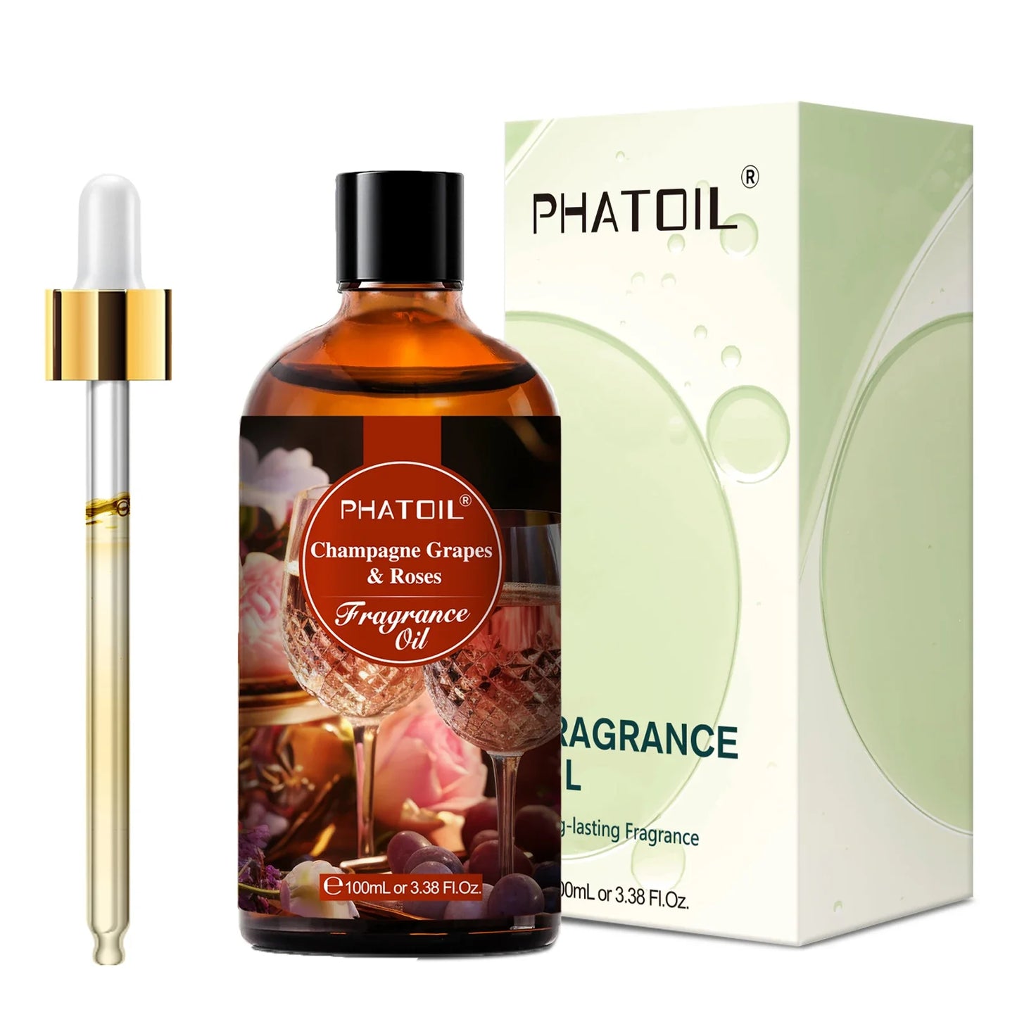 PHATOIL 100ml Fragrance Oil – Oud, Vanilla, Amber & Teakwood