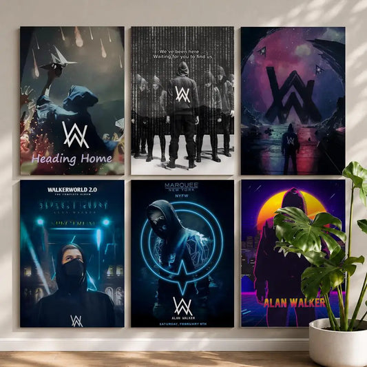 Alan Walker HD Self-Adhesive Waterproof Wall Art Poster Wall Art Poster Peaceful Pleasures Health and Wellness