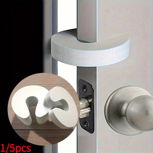 Foam Door Finger Guard | Baby Safety Door Stopper U-Shape Baby Door Safety Guard Peaceful Pleasures Health and Wellness