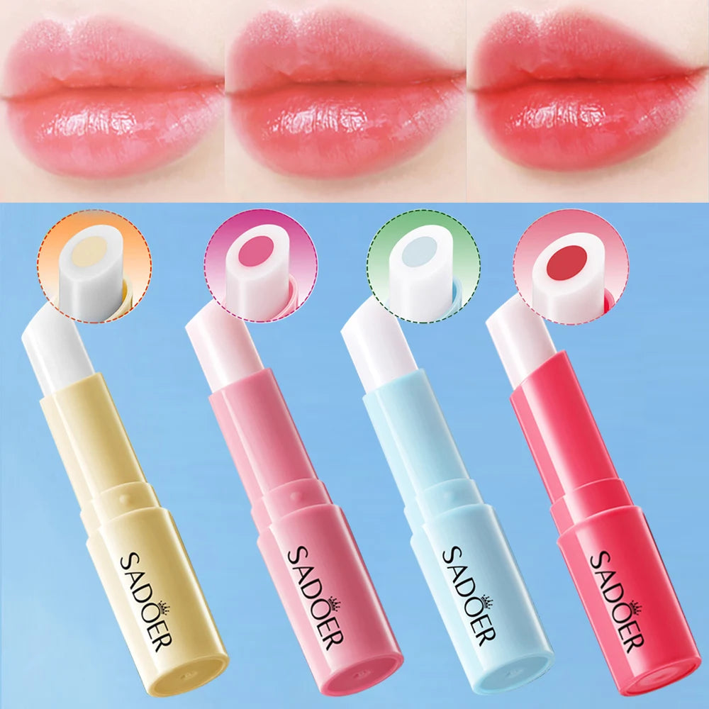 Honey peach sandwich warm changing water lipstick moisturizing warm changing lipstick 2.5g Peaceful Pleasures Health and Wellness