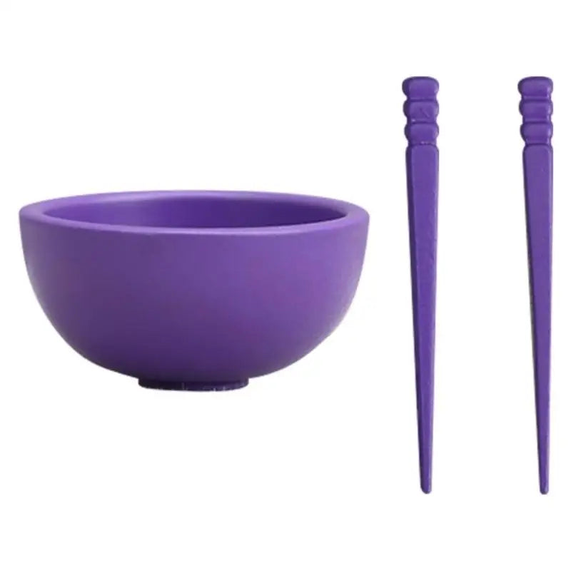 1/12 Miniature Bowl & Chopsticks Dollhouse Tableware Set