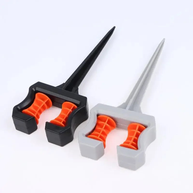 Garden Hose Guide Spike 10.24" ABS Hose Holder & Roller