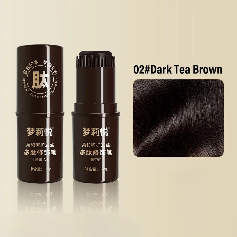 Temporary Hair Color Brush | 4 Shades Waterproof Root Touch-Up