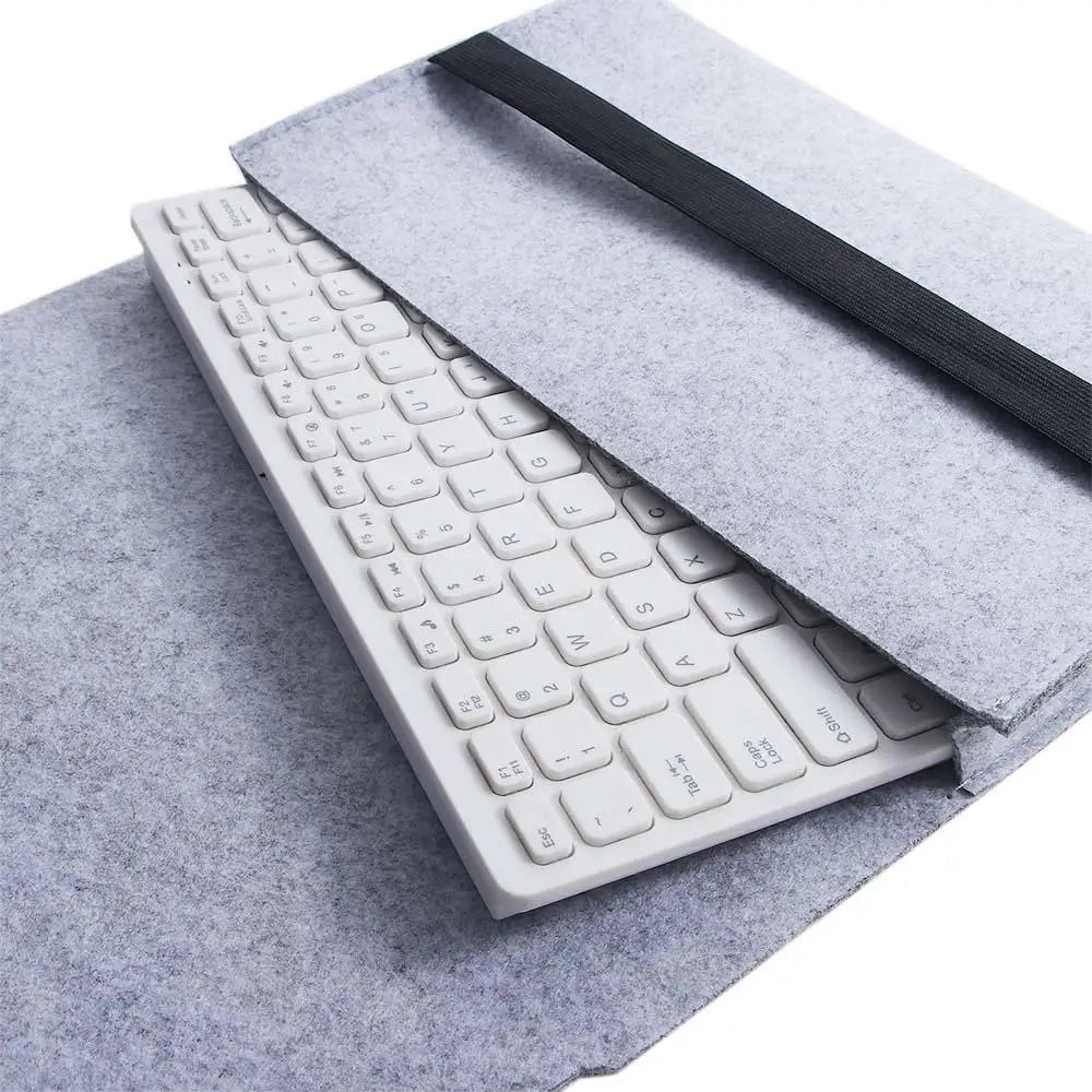 Organizer Travel Cover Large Capacity Keyboard Storage Bag Keyboard Felt Bag Mechanical Keyboard Bag Keyboard Carrying Case Peaceful Pleasures Health and Wellness