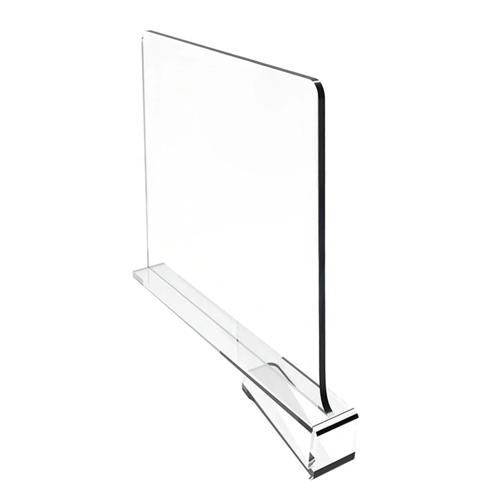 Transparent Acrylic Shelf Dividers Space-saving Shelf Divider Separator for Bedroom Bookcases Cabinets Peaceful Pleasures Health and Wellness