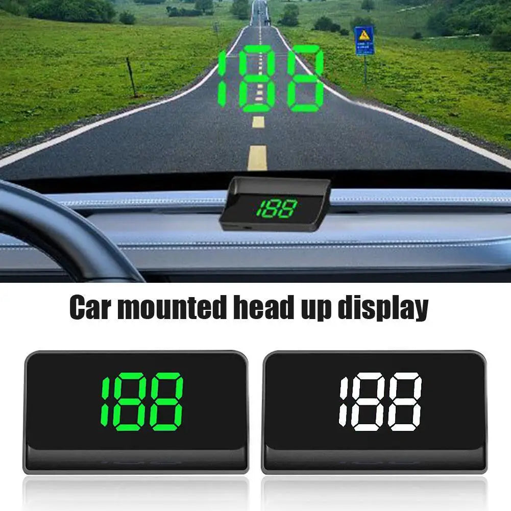 Car mounted head up display HUD Windshield KMH Digital Electronic Speedometer GPS System Projector Interior Trim Accesorios Peaceful Pleasures Health and Wellness