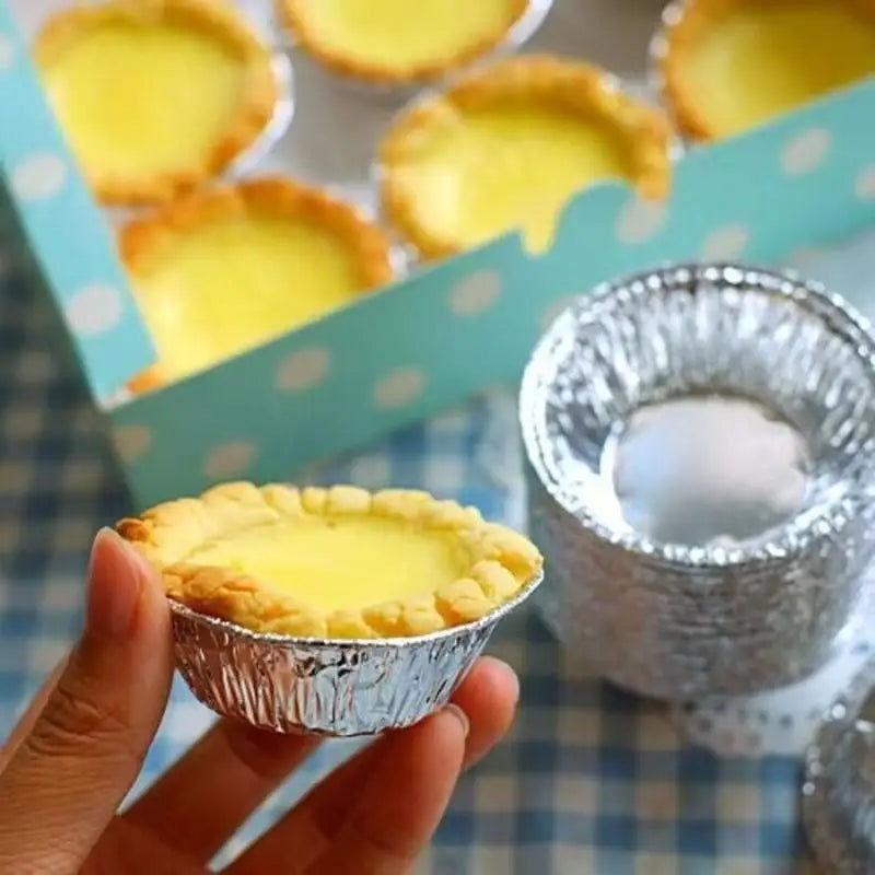 Disposable Mini Tart & Pie Molds | Aluminum Foil 50/100 Pack