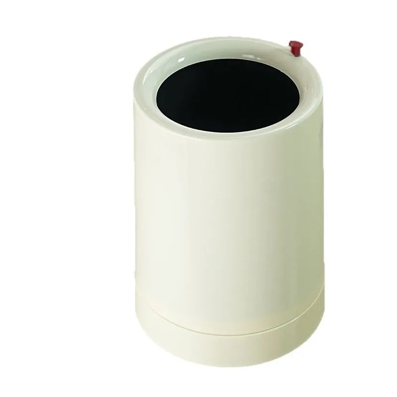 Minimalist Large Capacity Trash Bin - No Cover, Hidden Wheel Design, Multi-Functional, Home Essential, Space-Saving Peaceful Pleasures Health and Wellness