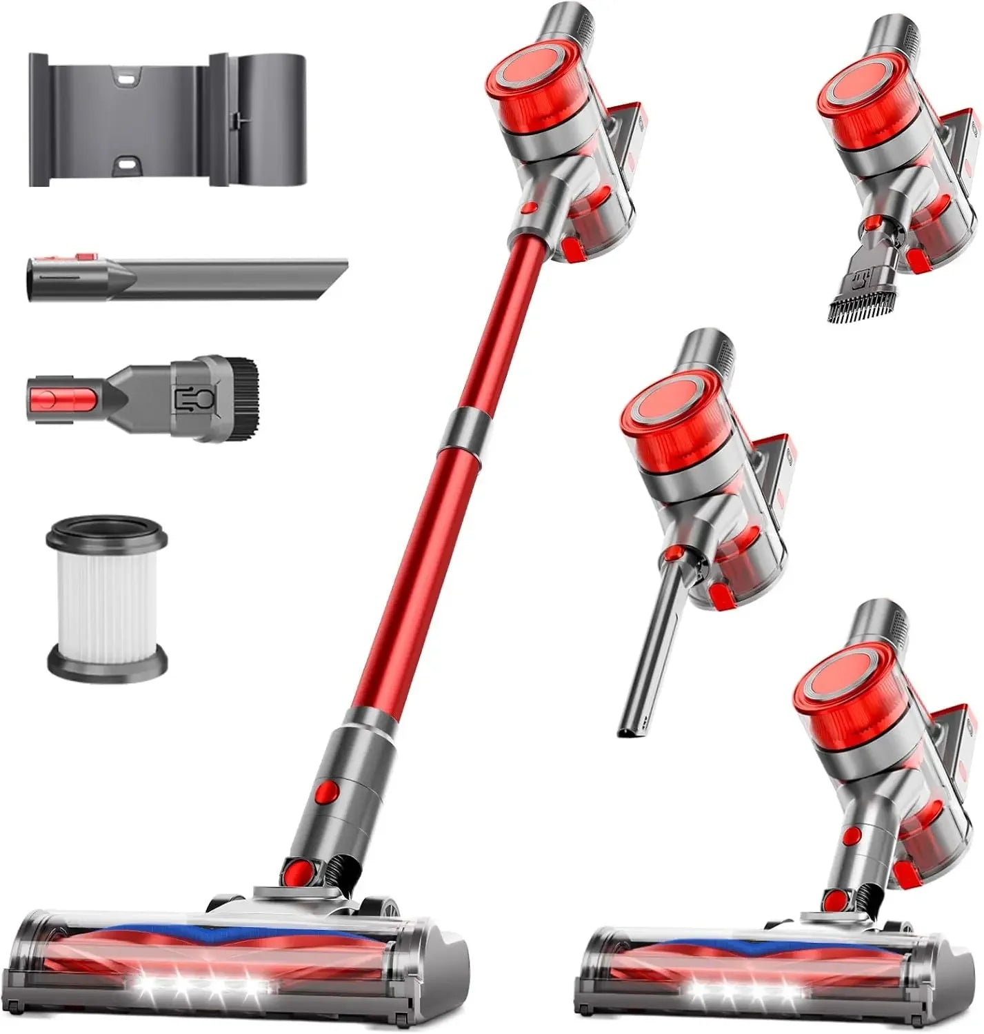 Powerful Cordless Stick Vacuum Cleaner, 35KPA Suction, 45 Min Runtime, Lightweight for Home & Pet Hair Peaceful Pleasures Health and Wellness United States