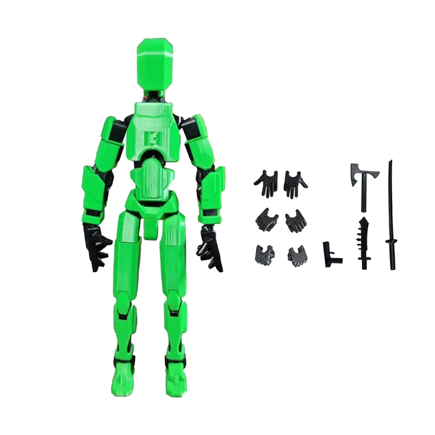 Titan 13 Wings Robot Action Figure – T13 Poseable Toy 13cm
