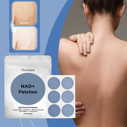 OceAura NAD+ Hydrating Body Patches | 30pc Moisturizing Skin Care Moisturizing Skin Patch Peaceful Pleasures Health and Wellness