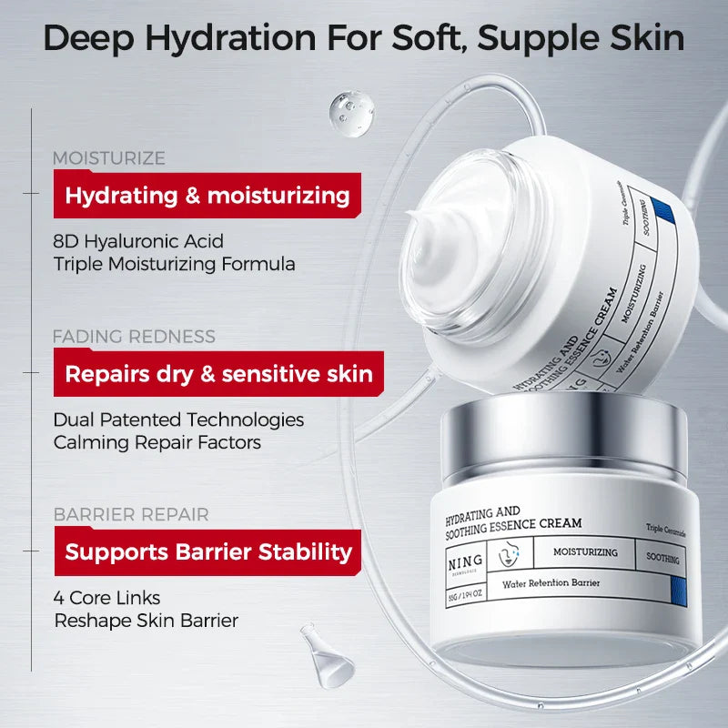 NING DERMOLOGIE Hydrating Essence Cream – Collagen & Ceramides