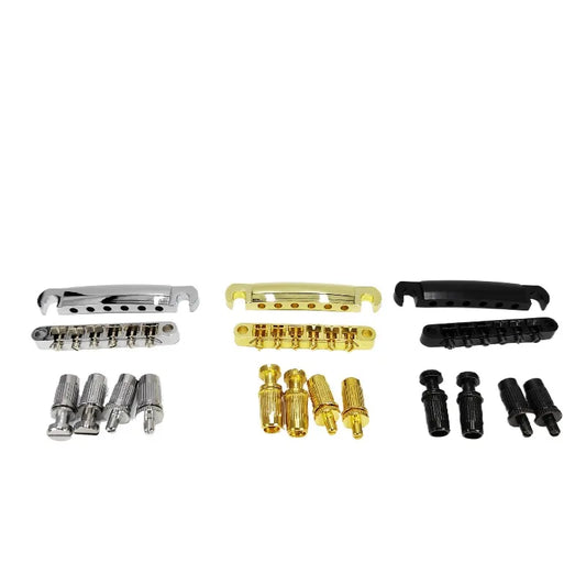 6 Strings Guitar Tune-o-matic Bridge Tailpiece Posts LP Electric Peaceful Pleasures Health and Wellness