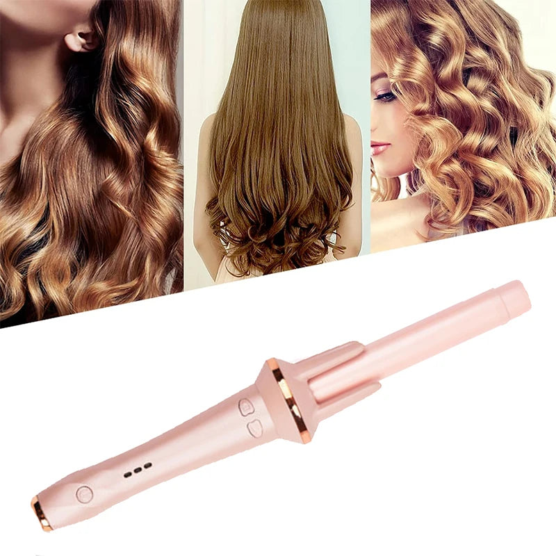 Automatic Curler Negative Ion Lazy Person Large Curling Wave Perm Household Small Type Electric Ceramic Spin Curling Iron Peaceful Pleasures Health and Wellness