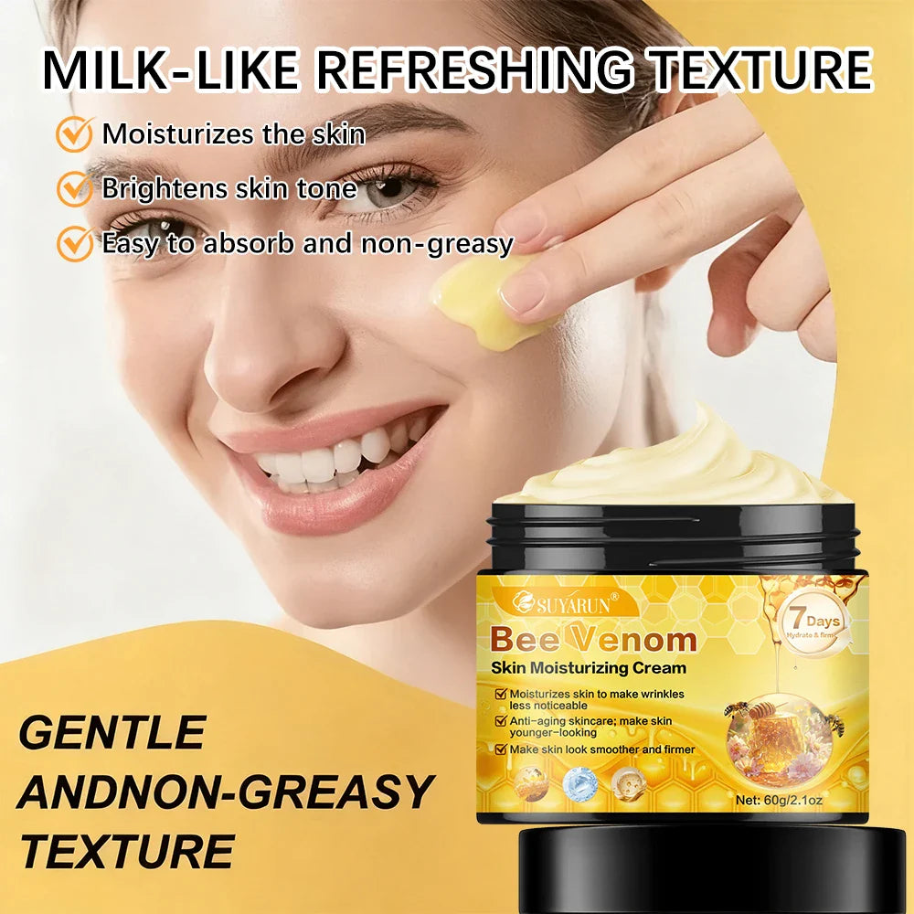 SUYARUN Bee Venom Cream – Hydrating Anti-Aging Face Moisturizer