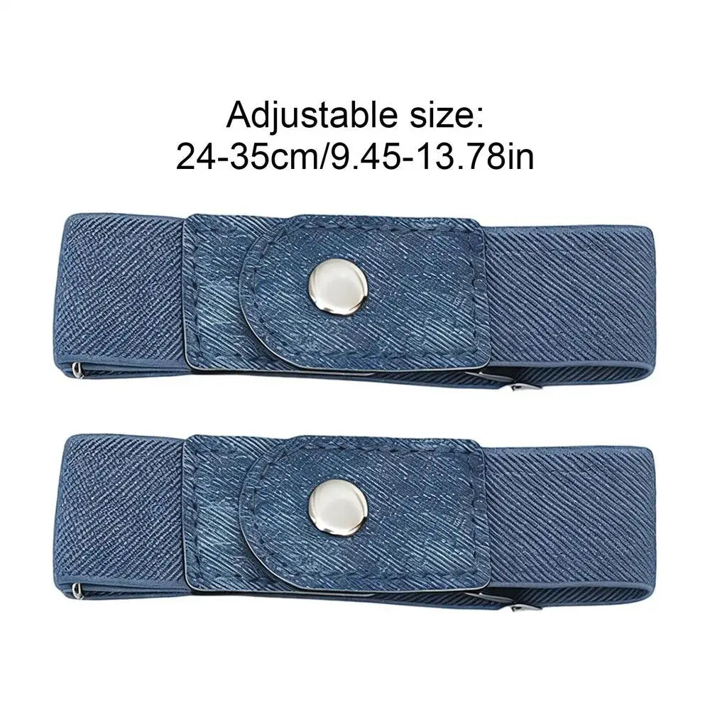 No Buckle Elastic Waistband Belt – Adjustable Unisex Fit