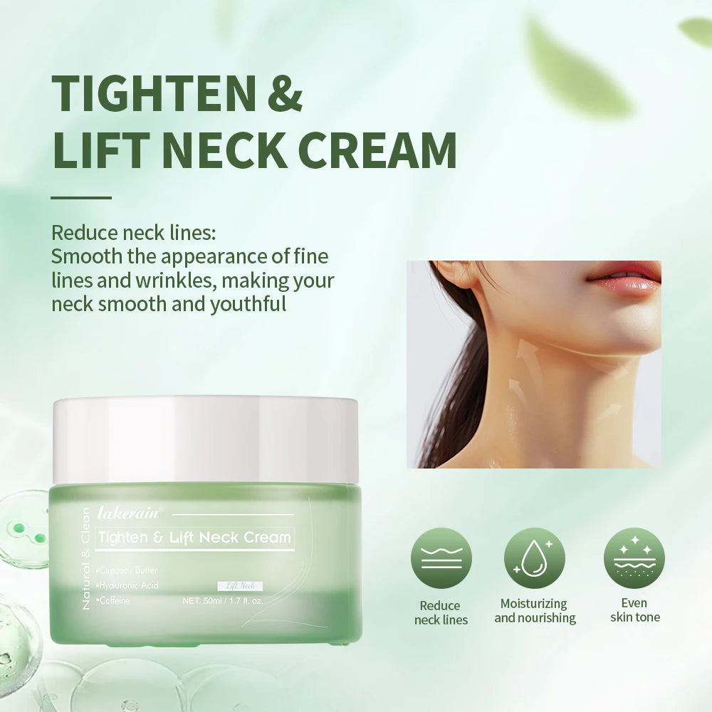 Lakerain Neck Firming Cream – Lifting, Anti-Aging & Moisturizing Neck Firming Cream Peaceful Pleasures Health and Wellness