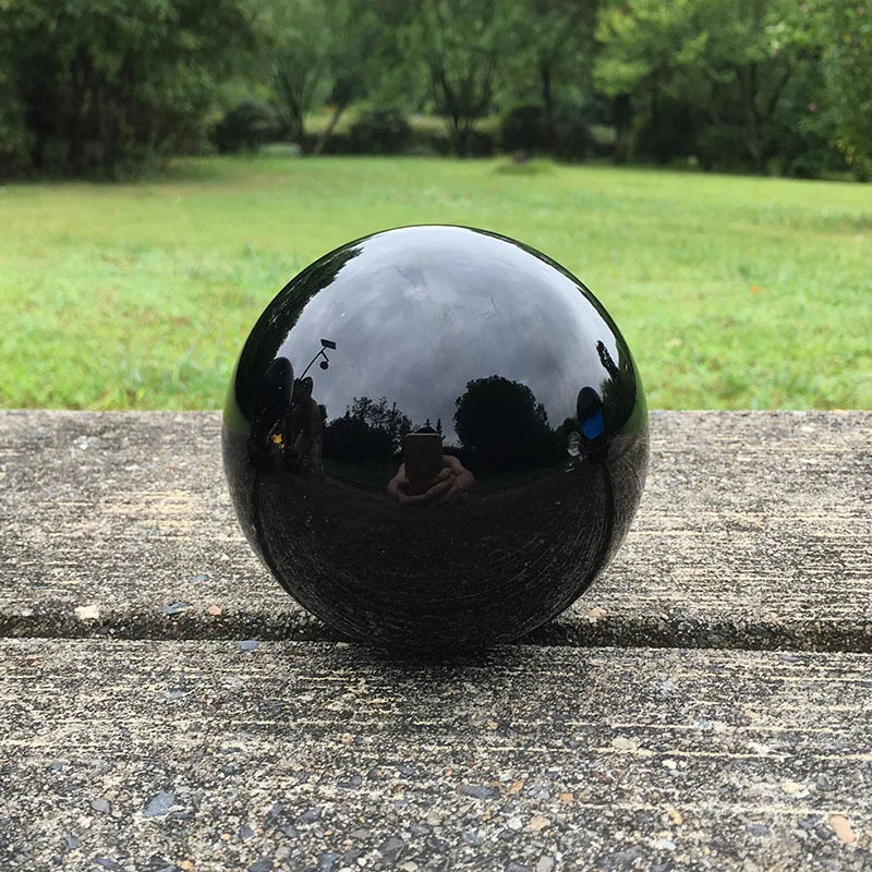 Natural Black Obsidian Crystal Ball Sphere 30/40/50mm Décor
