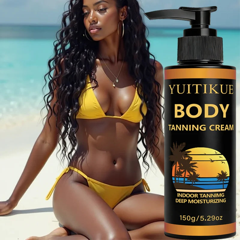 YUITIKUE Self-Tanning Lotion – Natural Dark Bronzer 150g