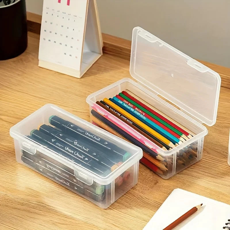 Large Transparent Storage Boxes with Lids | 12L – Set of 1–4