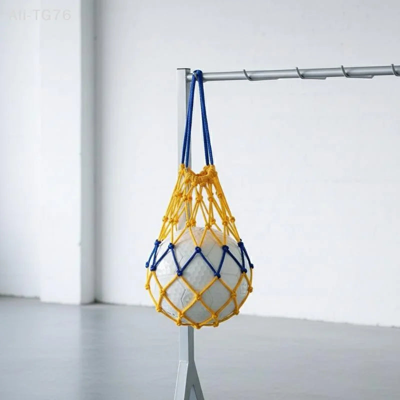 Nylon Mesh Ball Net Bag – Soccer, Basketball & Volleyball
