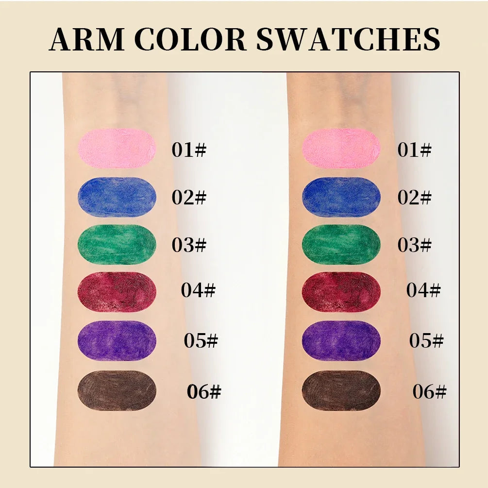 QIBEST Colorful Mascara Waterproof Fast Drying Eyelashes Extension Curling Lashes Makeup Purple Green Blue Black Red Mascara Peaceful Pleasures Health and Wellness