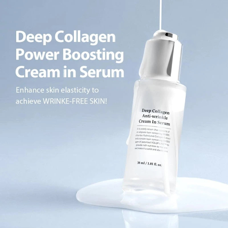 Collagen Silk Peptide Ampoule Essence Long-lasting Hydration Reduces Fine Lines Enhances Facial Radiance Korean Skincare Essence Peaceful Pleasures Health and Wellness